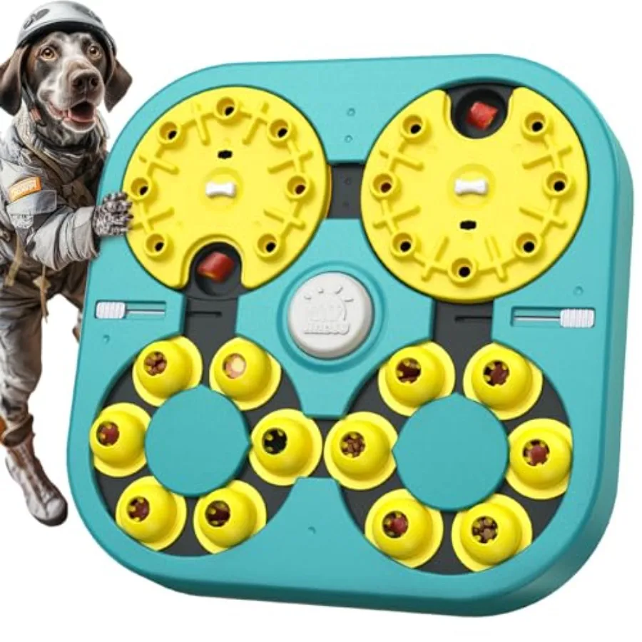 

5-Level Dog Puzzle Toy 6 Ways to Play Extra-Large Treat Puzzle for Smart Dogs Beginner to Expert Mental Stimulation U.S. Brand