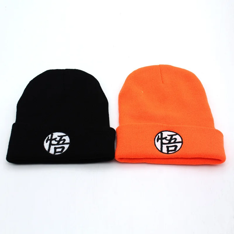 New Dragon Ball Son Goku Kame Sennin Vegeta creative cartoon knitted hat handsome boy winter windproof warm ear protection hat view 2