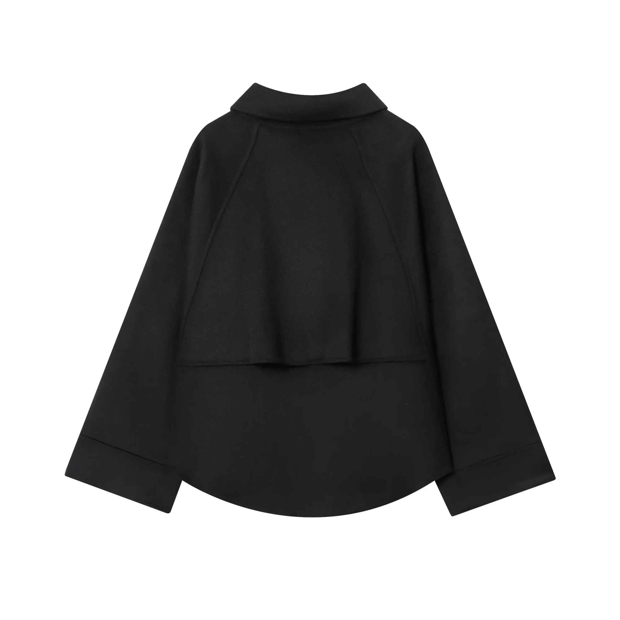 여성용 블랙 캐주얼 재킷 코트, 새로운 가을 겨울 지퍼 턴다운 칼라 디자인 푸퍼 재킷 심플하고 다재다능한 코트