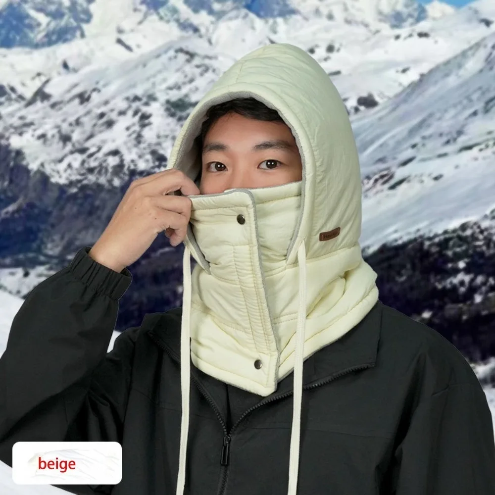 

New Warm Scarf Mask Integrated Hat Coldproof Windproof Pullover Cap Waterproof 3-in-1 Helmet Cap for Outdoor Cycling Skiing