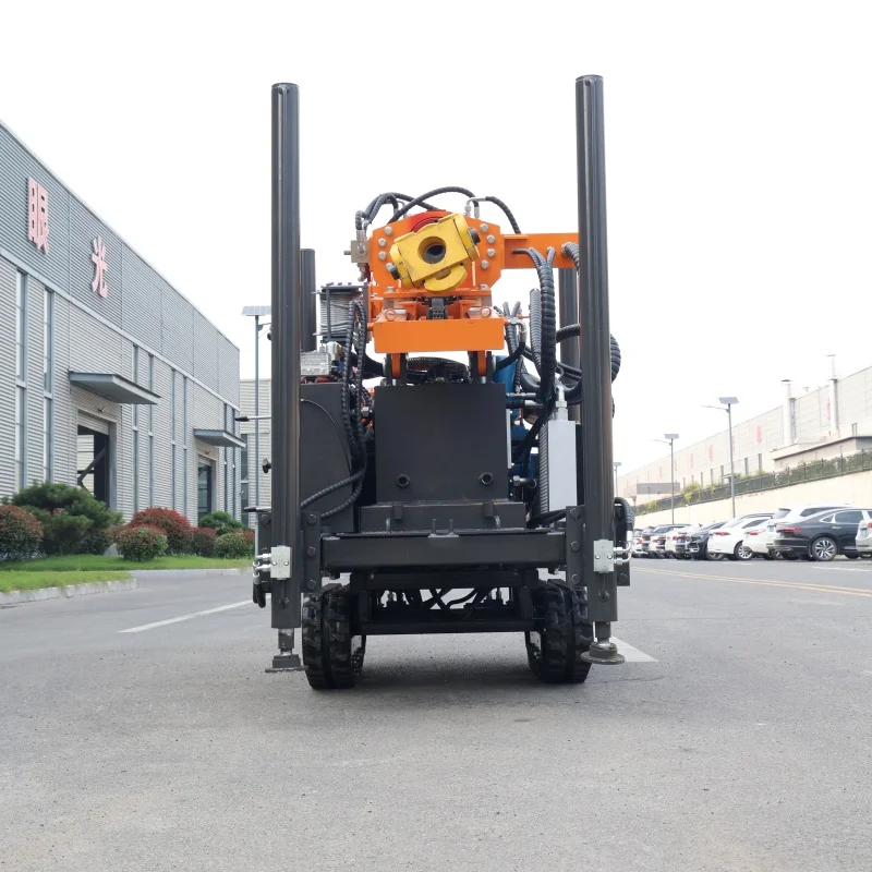Customized 200M Crawler Type Portable Quick Drilling Powerful Torque Deep Ground Boring Deep Water Well Drilling Rig