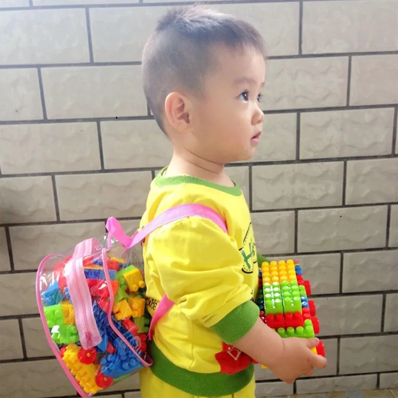 130 pçs grandes partículas de bloco de construção brinquedos montados brinquedos educativos da primeira infância forma mais montada