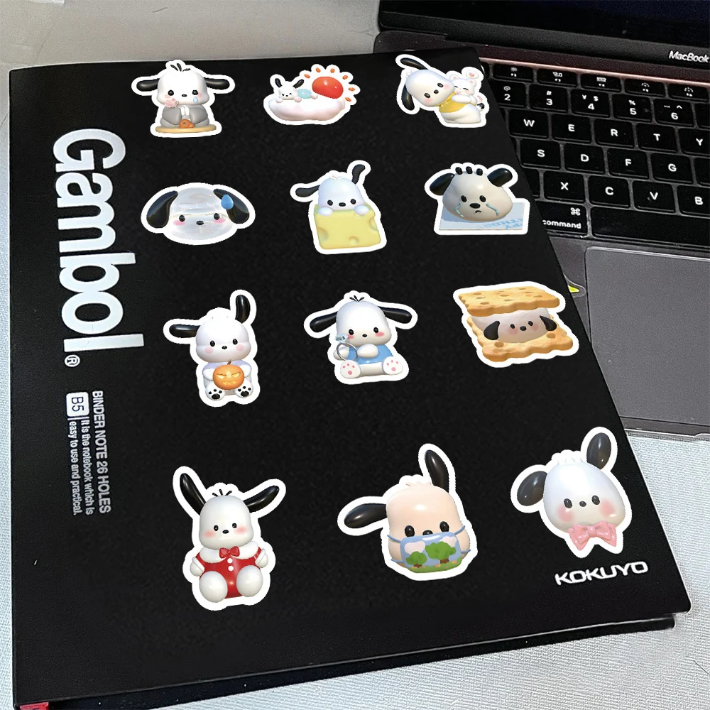 10/30/63pcs Funny Pochacco Cartoon Stickers Cute Sanrio Anime Kids Decals Toy Water Bottle Phone Suitcase Graffiti Sticker Decor