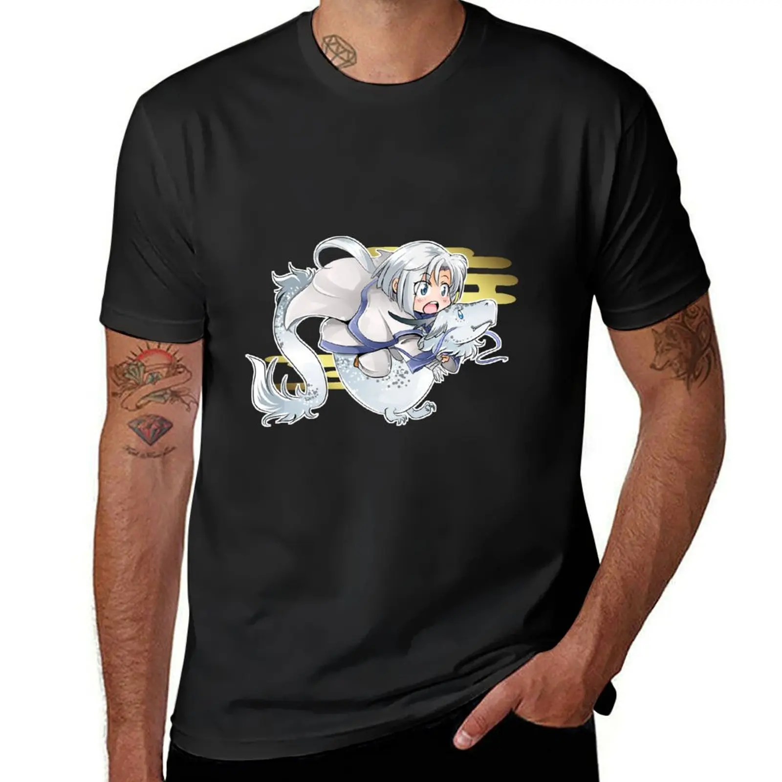

Hakuryuu T-Shirt T-shirts man oversized graphic tee vintage t shirts heavyweight t shirts for men