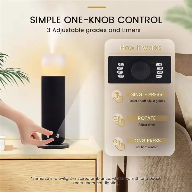 A23F-Room Fragrance Diffuser Cover Up To 165M³ Smart Scent Air Machine Electric Smell For Home Hotel Aroma Diffuser