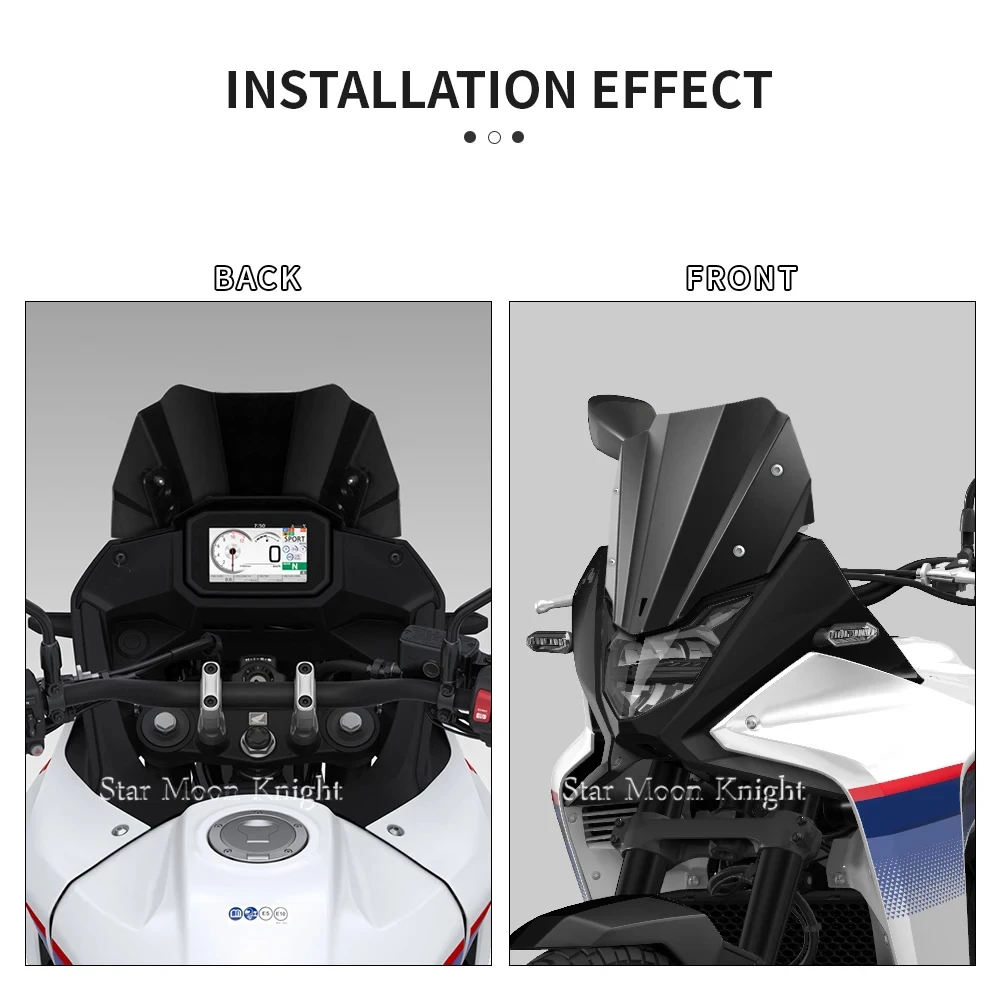 혼다 XL 750 TRANSALP XL750 2023-오토바이 스포츠 윈드 스크린 CNC 윈드 실드 디플렉터 윈드 가드