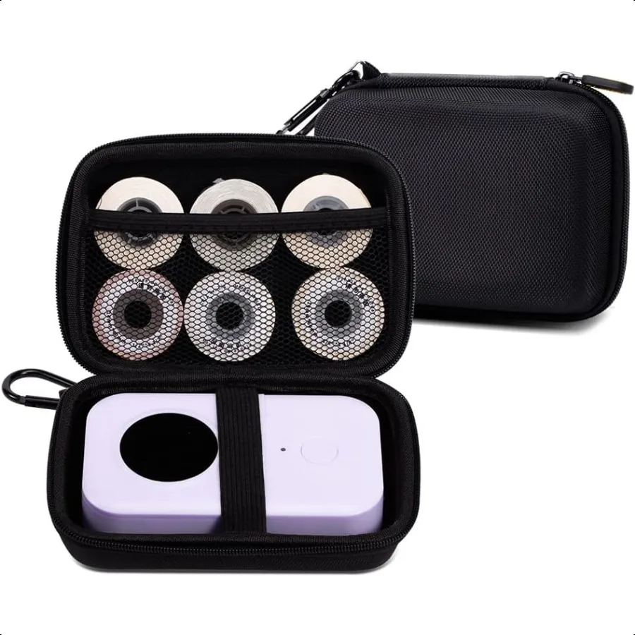 

Жесткий чехол для принтера этикеток, мини-чехол для изготовления этикеток D30 P21 M110 M02 T02, Bluetooth-генератор этикеток, черный