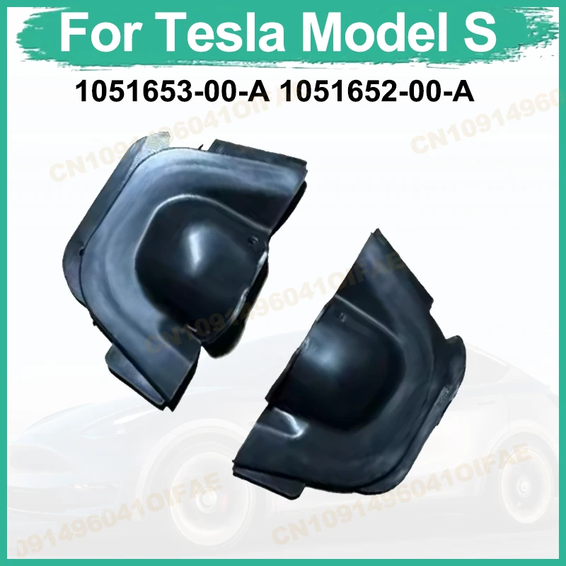 Wheel Liner Sensor Cover Left Right Compatible with Tesla Model S OE 1051653‑00‑A 1051652‑00‑A 2016-2021 Car Replacement Parts