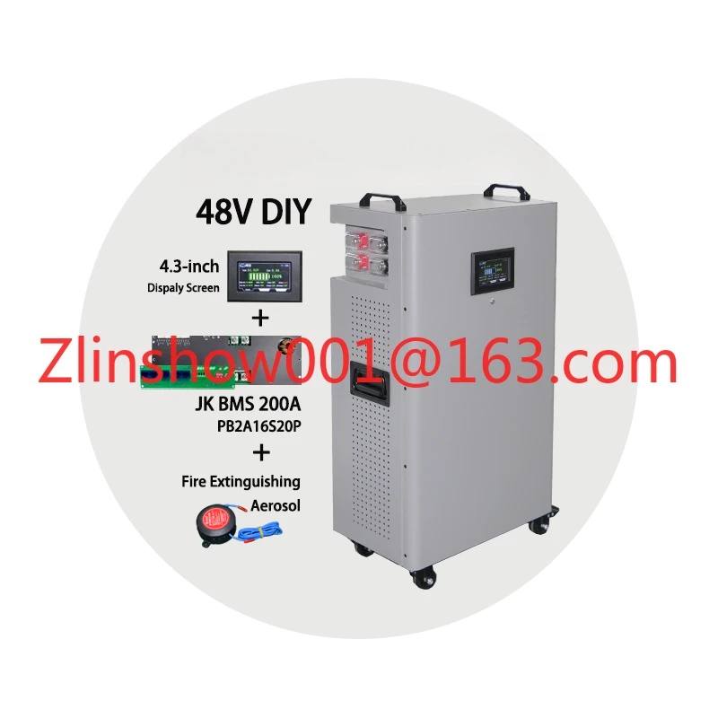 S1 Vertical 16s Diy Battery Box 48v 280ah 304ah 320ah Lifepo4 Battery Box Stand Lithium Battery case