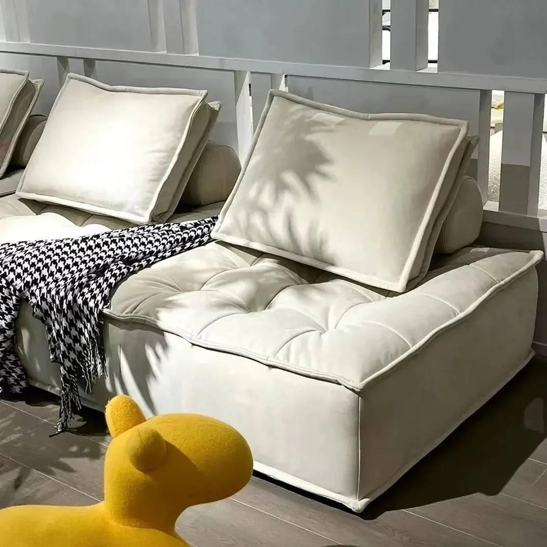 tofu, quadrato, pigro, divano, stile italiano, stanza in affitto, piccolo appartamento, soggiorno, tessuto tecnico, persona singola, pavimento