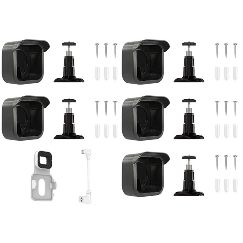 For All-New Outdoor Camera Wall Mount 360 Degree Adjustable Mount Weatherproof Protective Housing Mount for Security Cam