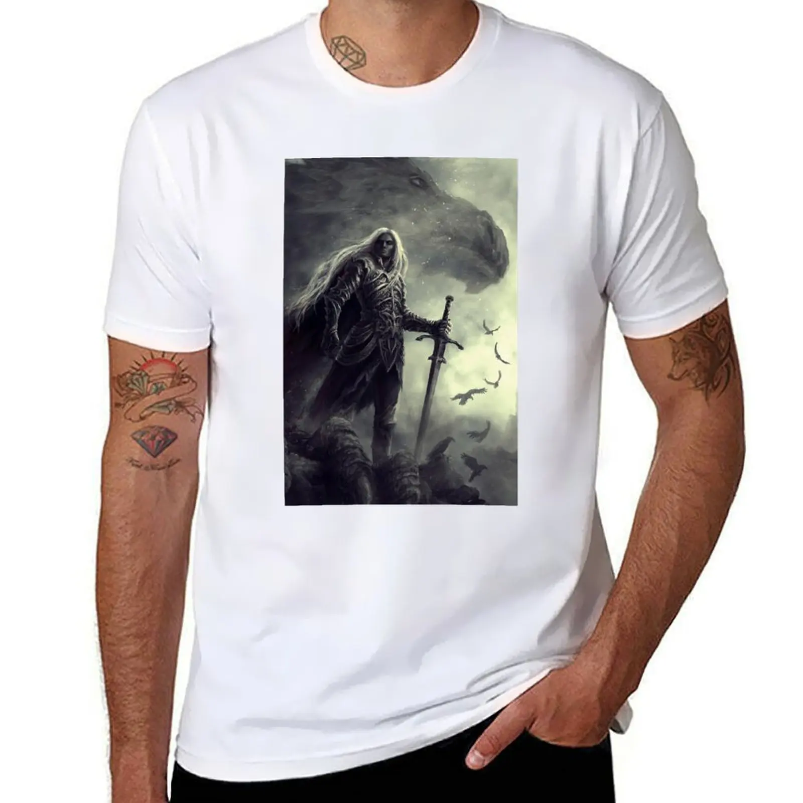 

Anomander Rake - Malazan T-Shirt Plus Size Short Sleeve T-Shirt