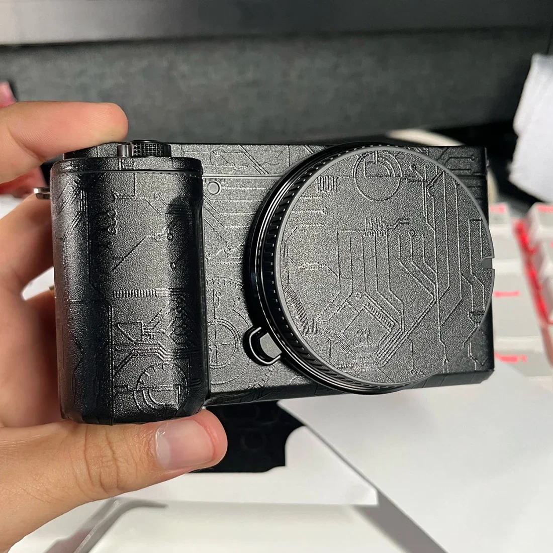 Защитная наклейка на корпус камеры против царапин, пленка для Sony A6000 A6100 A6400 A6300 A6500 A6600 A6700 ZVE10 ZV-E1, украшение кожи