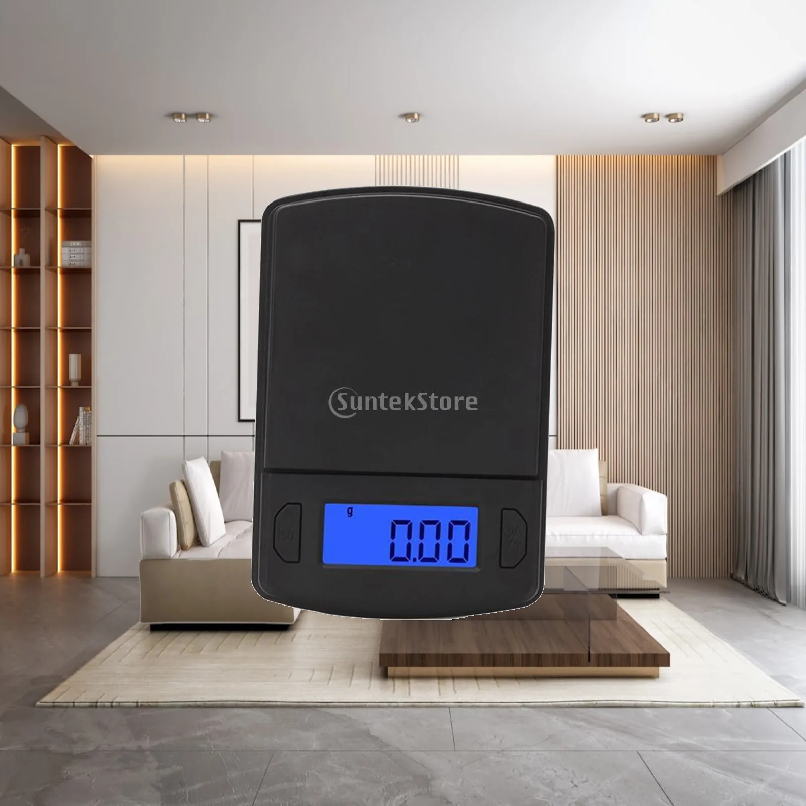 Compact Digital Kitchen Scale Food Weighing Scale ABS Plastic with Automatic Shut Off for Baking Cooking Diet Grams Scale