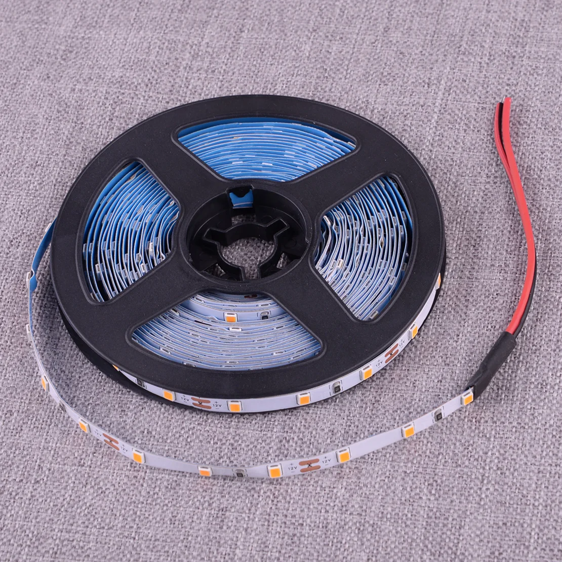 5M 12V Amber LED Waterproof Strip Light Fit For Boat Truck Car SUV RV ATV