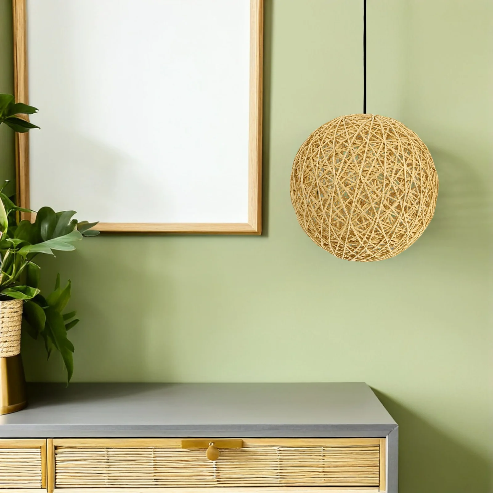 

Rustic Style Lampshade Hanging Decorative Lamp Shade For Home Ceiling Restaurant Lamp Accessory Lighting Accessory