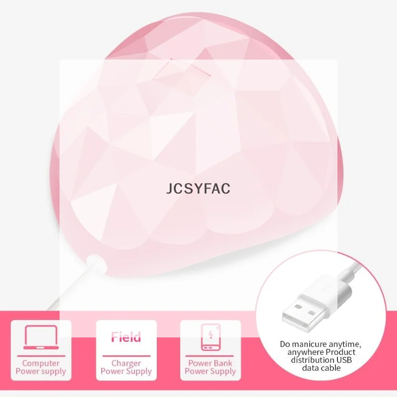/JCS/Mini Nail Dryer Lamp Light For Nails Eyes Protection Lamp For Gel Nails Gel Nail Polish Curing Dryer Home Salon Tool