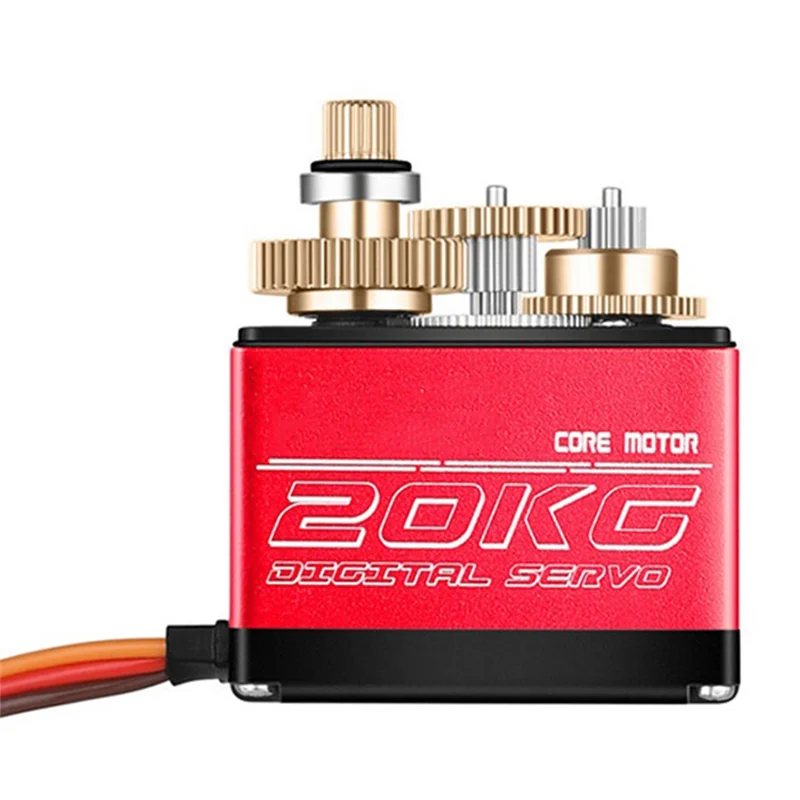 

M15K-FT5330M Digital Servo 20KG Waterproof Brushless High Speed Servo Metal Gear Digital Servo For 1/8 1/10 RC Car Boat Robot