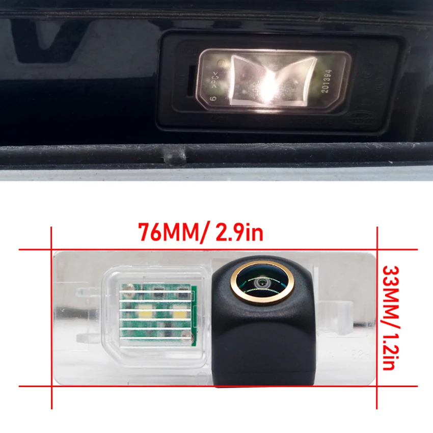 Golden Rear view Camera For Land Rover Discovery Sport 5 L550 For Jaguar X760 XE XF XFL F-PACE 2016 Car Back up Reverse Camera
