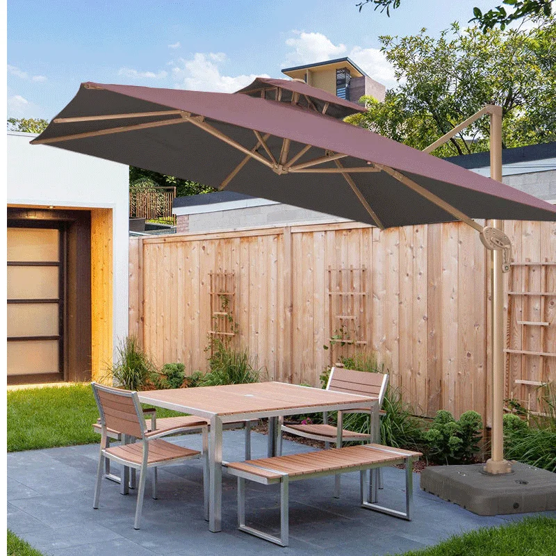 Wholesale Factory UV Protection Foldable Parasol Custom Logo Printed 3m Outdoor Beach Garden Courtyard Patio Umbrellas