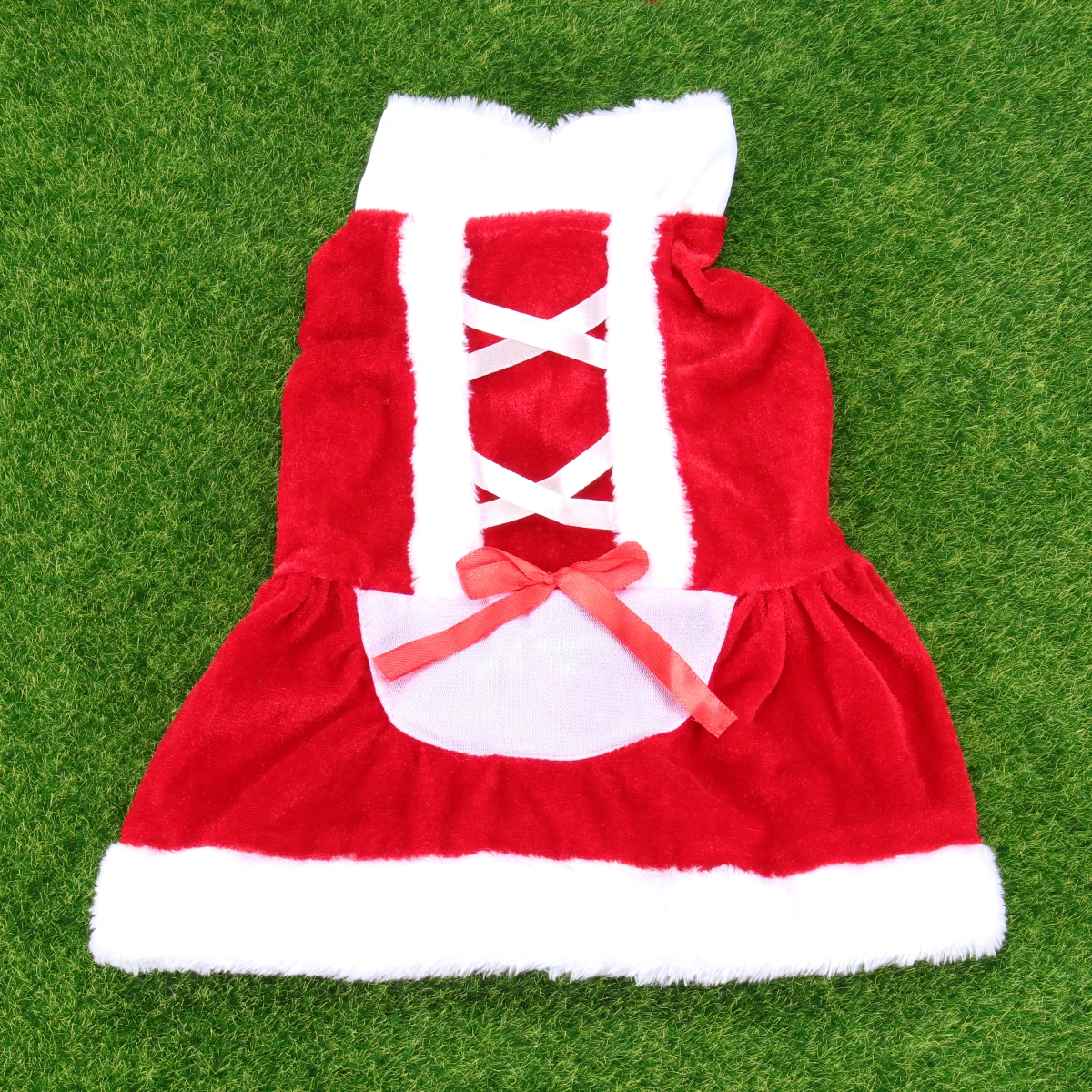 

Christmas Pet Dress Small Dog Outfits Soft Breathable Puppy Clothes Winter Skirt Fashion Xmas Costume Dog Clothing