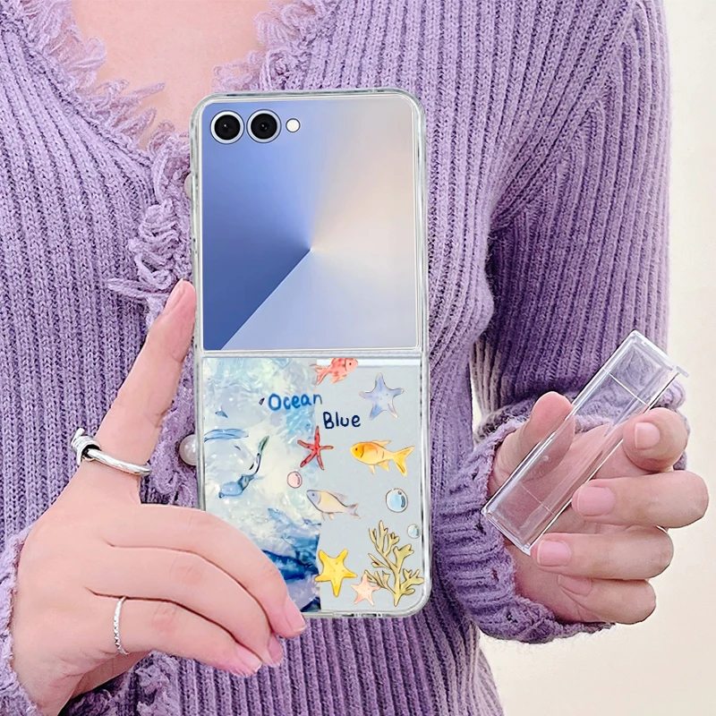 サメスターパターンのスマホケース Samsung Galax - Phone Cases Z Fold 7 のレビューと価格