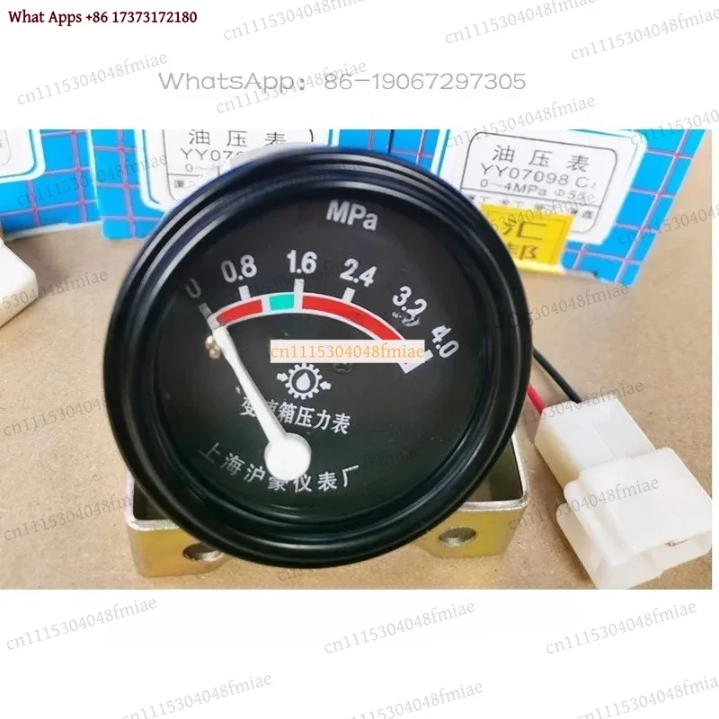k3 Hydraulic Transmission Pressure Gauge, 2.5/3.2/4.0 MPa, Fits 50-Type Wheel Loader 855B 850D