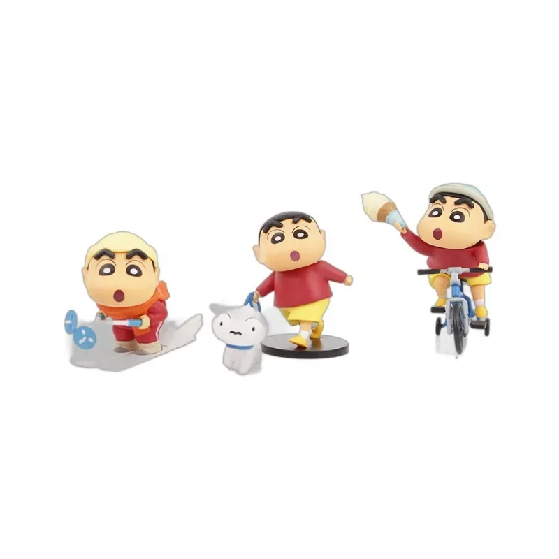 Outdoor Crayon Shin-chan PVC Statue Action Figurine Desk Collectible Model Toys Figures Gift