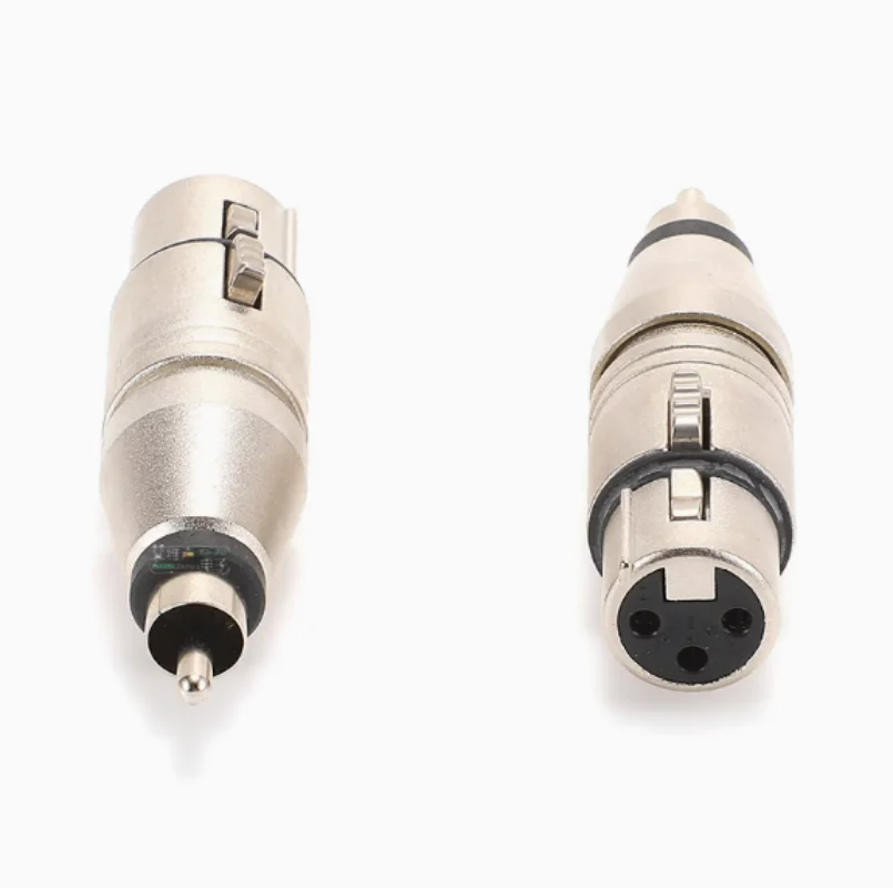 

2pcs NA2FPMM Canon XLR female-to-lotus RCA male-to-female balance