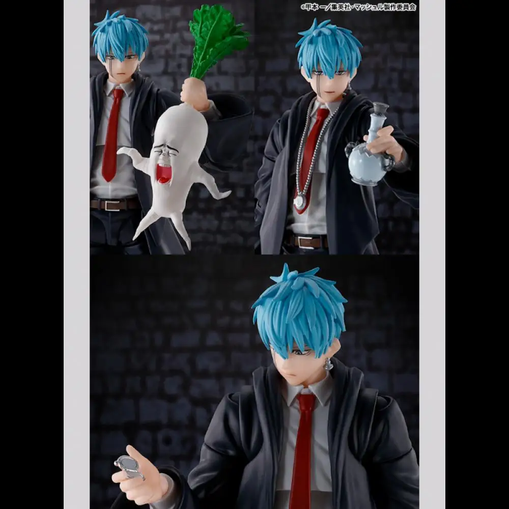 반다이 S.H.Figuarts 오리지널 Mashle: 마법과 근육 Mash Burnedead Lance Crown 애니메이션 액션 피규어 생일 선물 장난감 선물