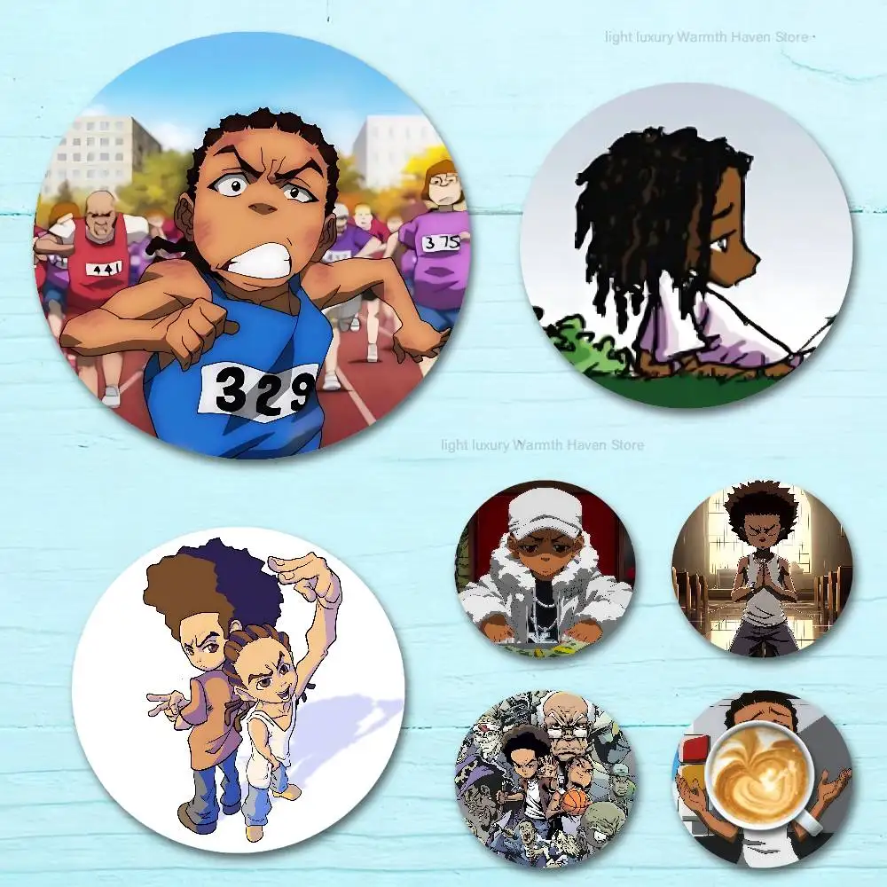 

Cool boy The B-Boondockss-S Round Wooden Coasters For Cute Design Suitable for Drinks Tea,Coffee Home Perfect Gift