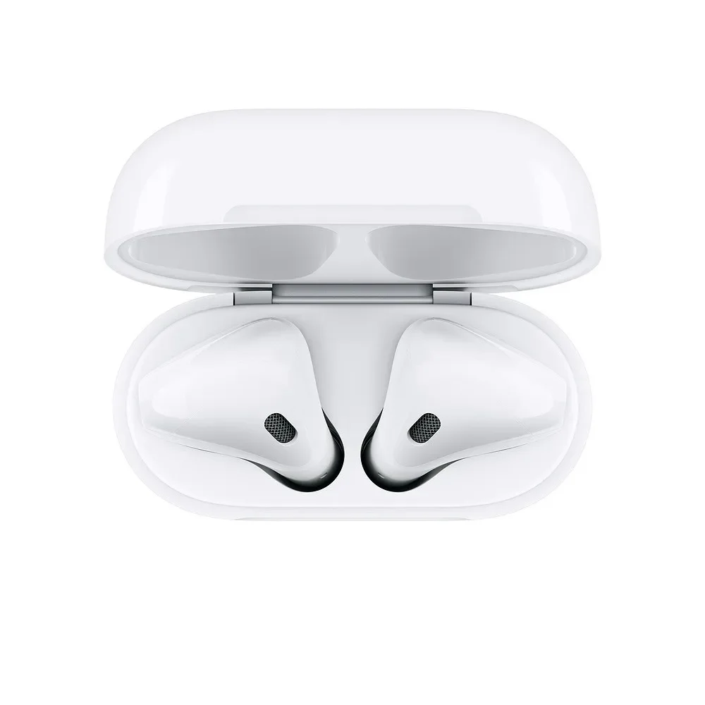 Apple AirPods Auriculares Bluetooth inalámbricos verdaderos de segunda generación con caja de carga inalámbrica Chip H1 100% originales NUEVOS, para