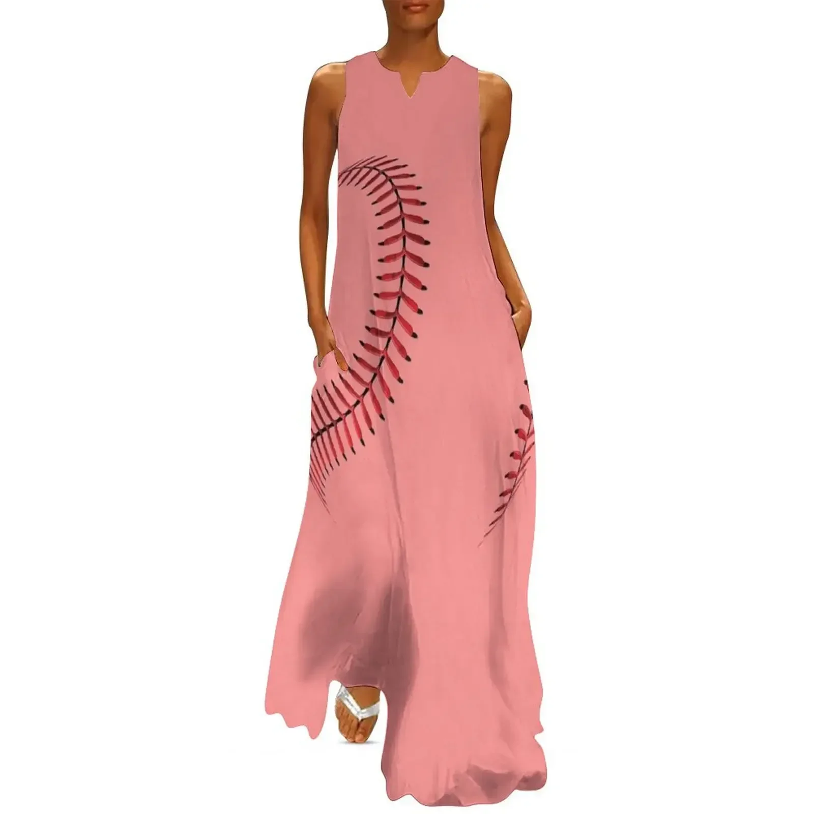 

baseball Long Dress clothes for women ladies dresses for special occasions Party dresses Women's dress Dress