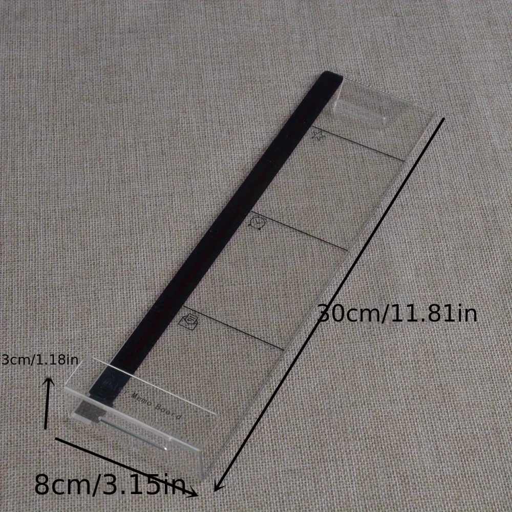 Monitor Message Board & Whiteboard Suitable for Computer Screen,Business Card with Phone Holder Slot, Memo Board for Office Desk