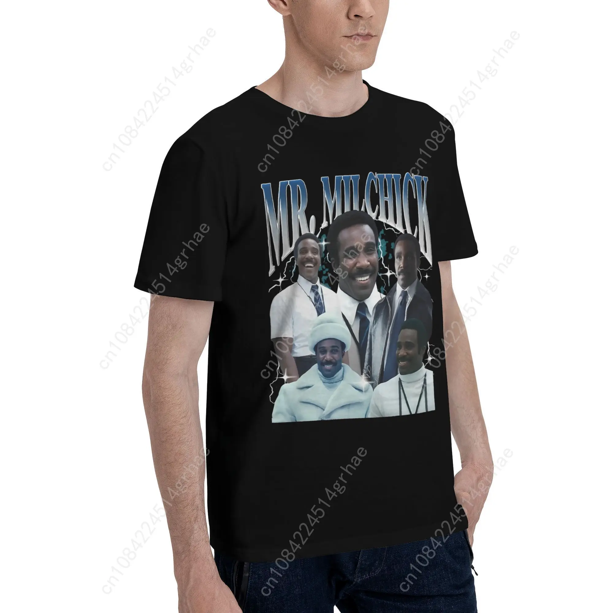 Severance Mr Milchick T Shirt Male TV Show Y2K Funny Cotton T Shirts Summer O Neck Leisure Tees Design Oversized Tops