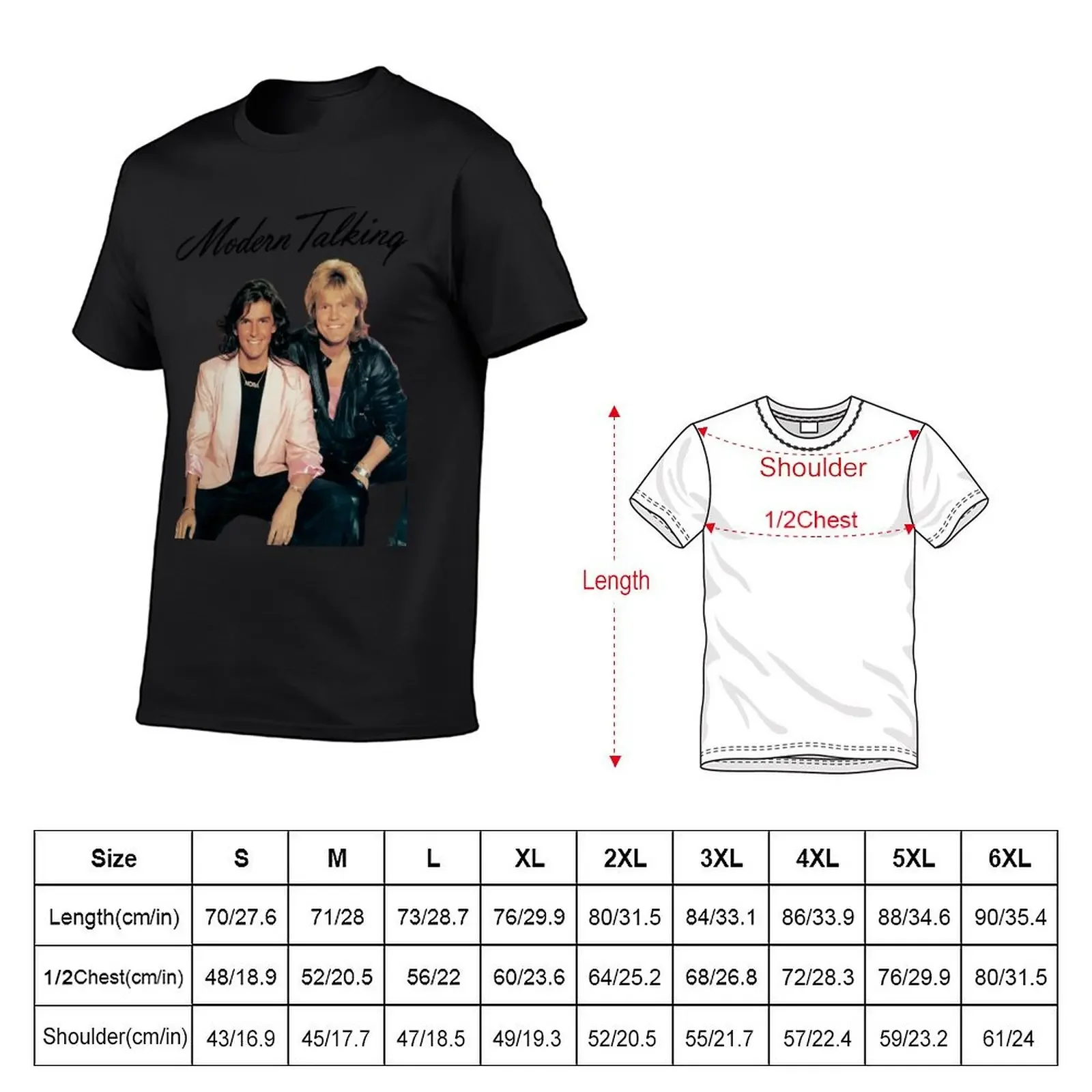 Retro Modern Talking Gift For Music Lover T-Shirt customizeds cute tops anime graphics men clothes