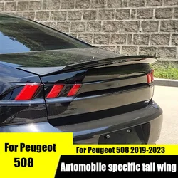 For Peugeot 508 2023 2022 2021 2020 2019 modified rear wing original style without perforation exterior auto parts spoiler