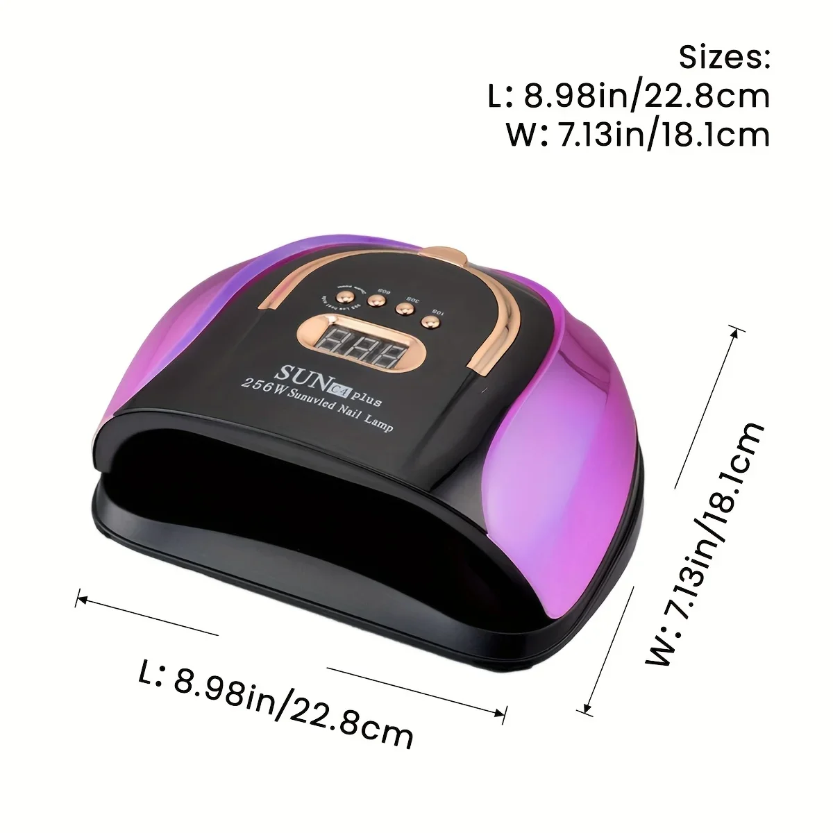 Professional Nail Dryer Curing Light Automatic Sensor LED Manicure Lamp for All UV Fast Gel Nail Polish Home DIY Nail Salon Tool