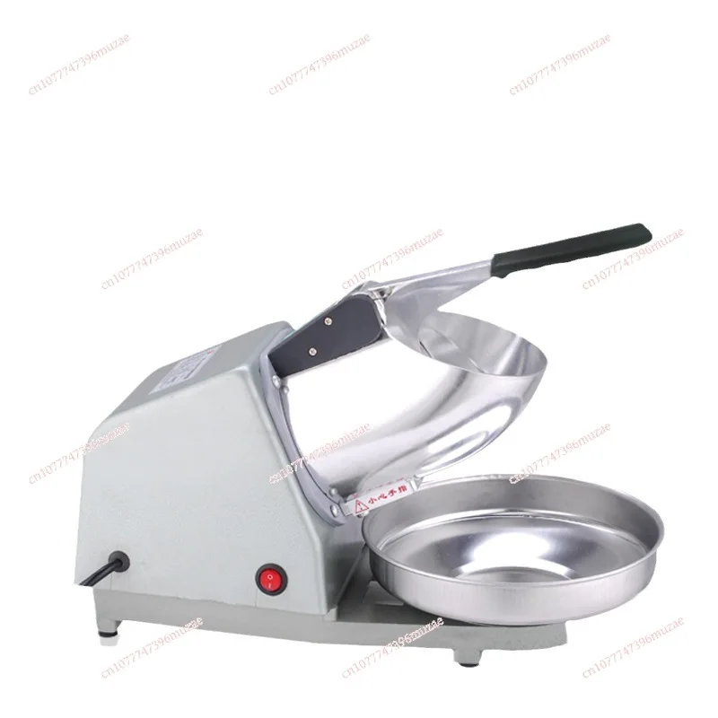 

Commercial small double knife ice crusher snowflake shaving machine milk tea shop high power smoothie machine