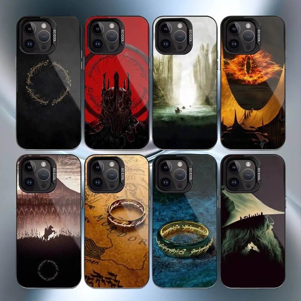 

The L-Lord of the R-Rings Phone Case For iPhone17,16,15,14,13,12,11 Plus,Pro Max Black Candy Matte Shockproof Cover