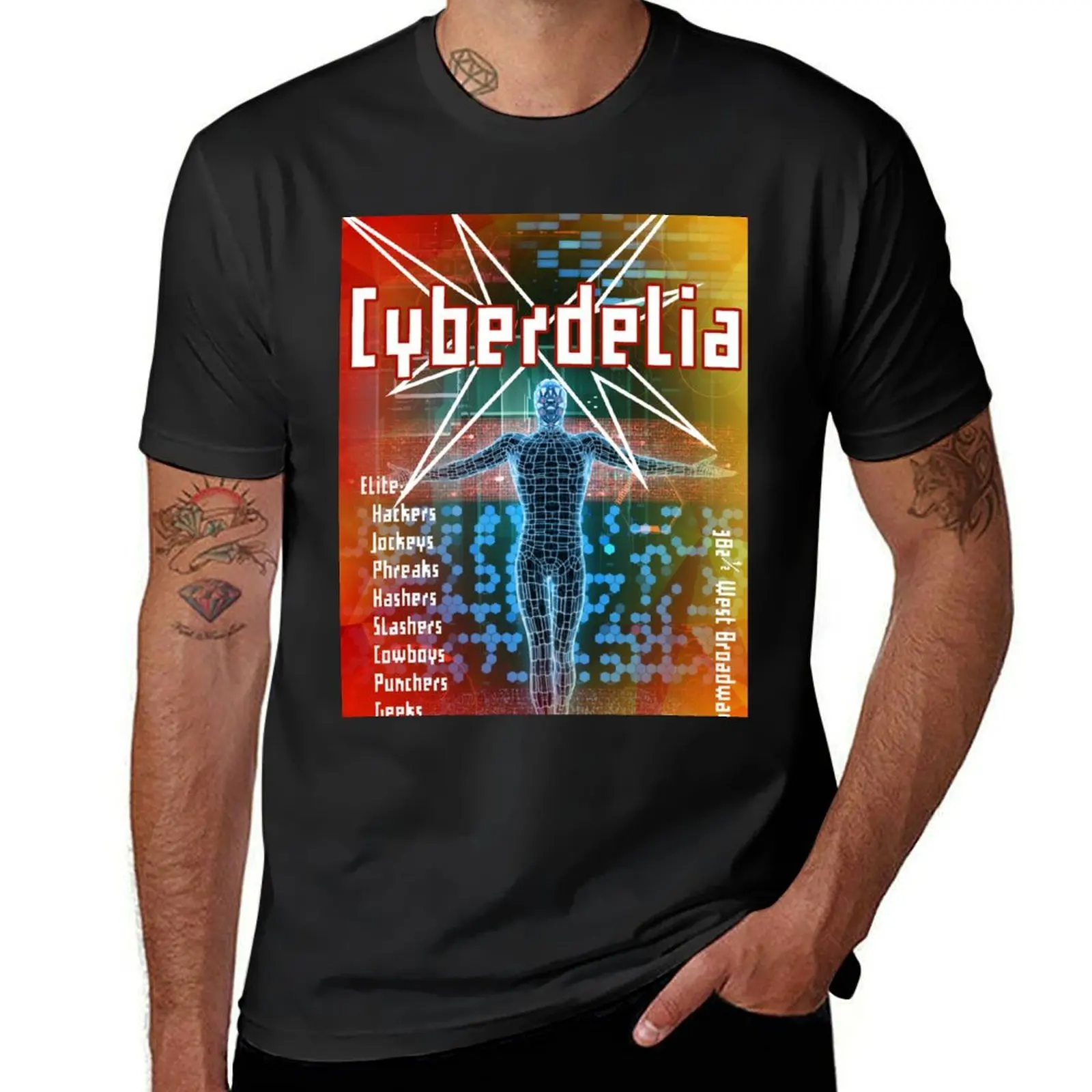 Cyberdelia T-Shirt shirts graphic tees cute tops mens big and tall t shirts