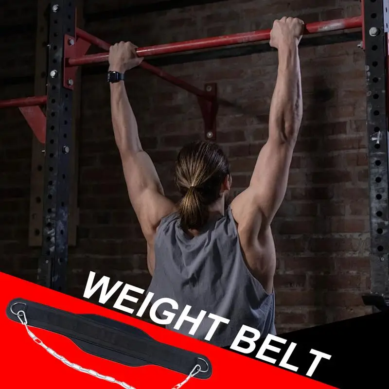 

Lifting Belt Weighted Harness Lifting Chain Belt Tear-Resistant Home Gym Workout For Bodybuilding Powerlifting Training