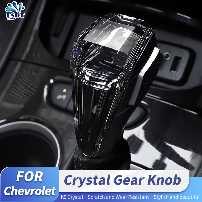 

For Chevrolet Seeker Blazer Cavalier Cruze Malibu Equinox XL Crystal Car Gear Shift Knob Cover Gears Handle Shifter Modification