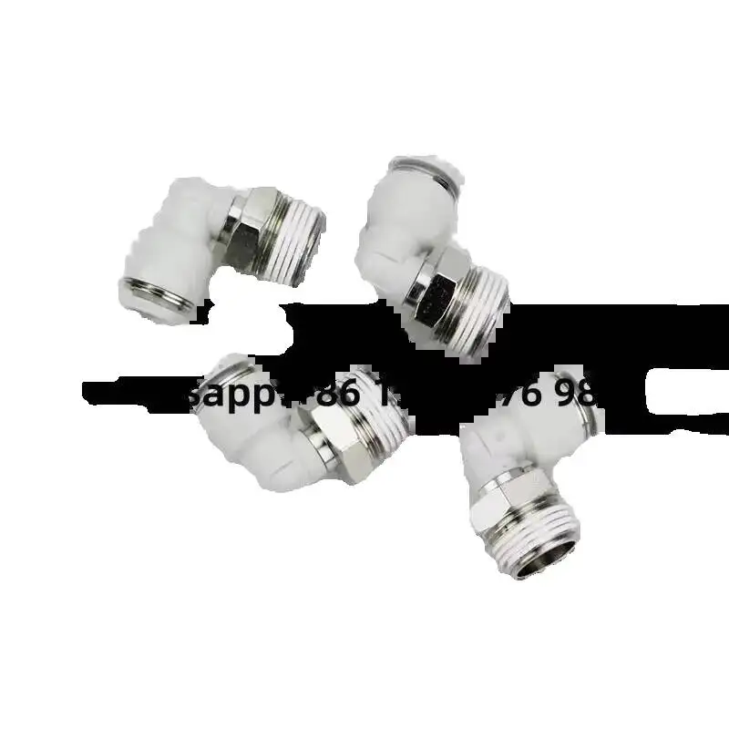 10pcs Right Angle Elbow Air Pipe Tube Joint Airtac-Type PL4M5 PL6M5 PL601 PL802 PL1003 PL1204 Pneumatic Fittings