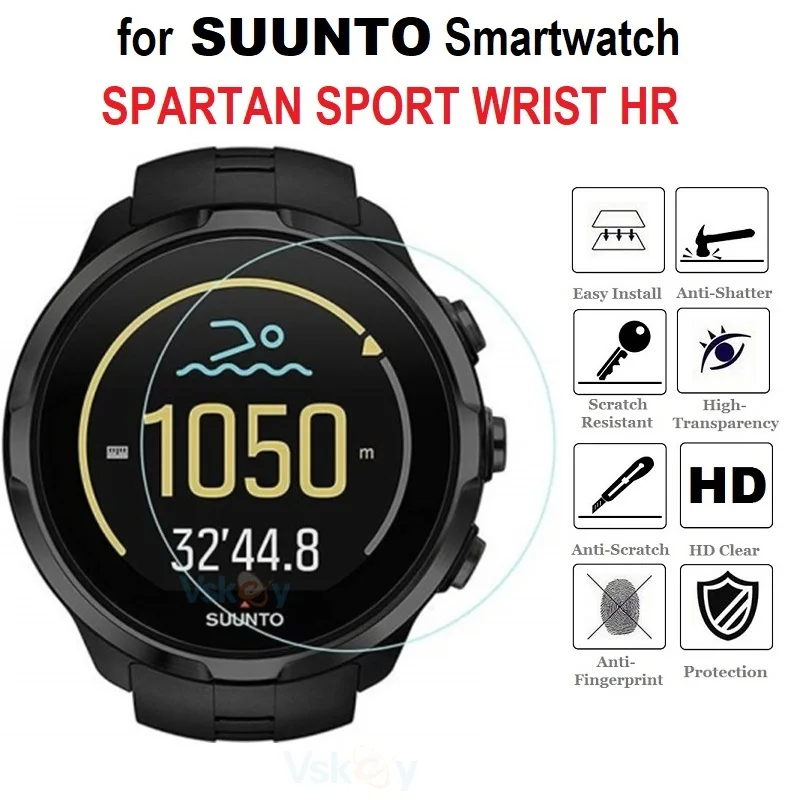 5PCS Smart Watch Screen Protector for SUUNTO SPARTAN SPORT WRIST HR Tempered Glass Anti-Scratch Protective Film