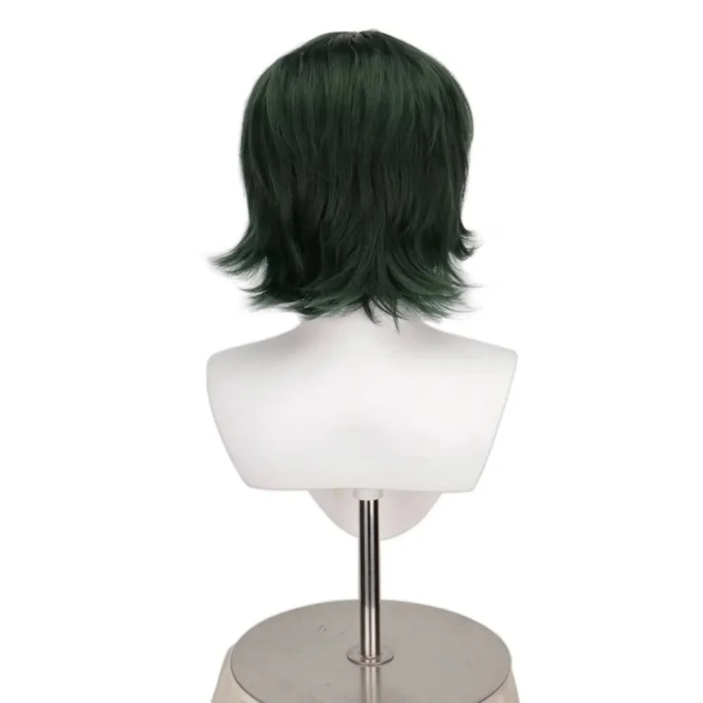 Short Green Hair Glasses Shimetsu Kaiyuu Halloween Party Wigs Anime Jujutsu Kaisen Maki Zenin Cosplay Wig - view 4