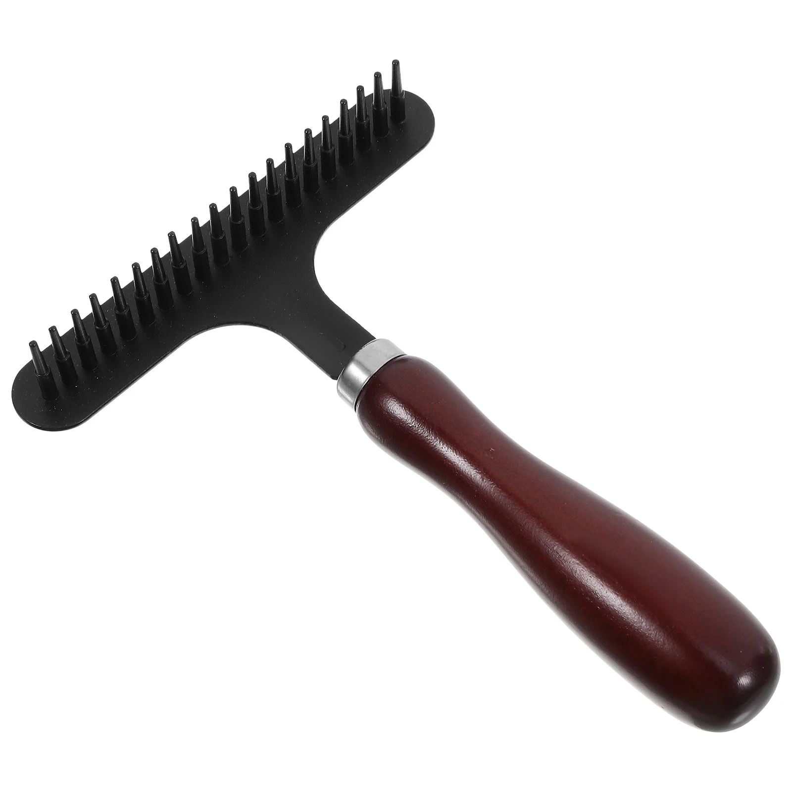 

Pet Comb Grooming Scissors for Curly Hair Brush Dog Trimmer Puppy Slicker Wooden Handle