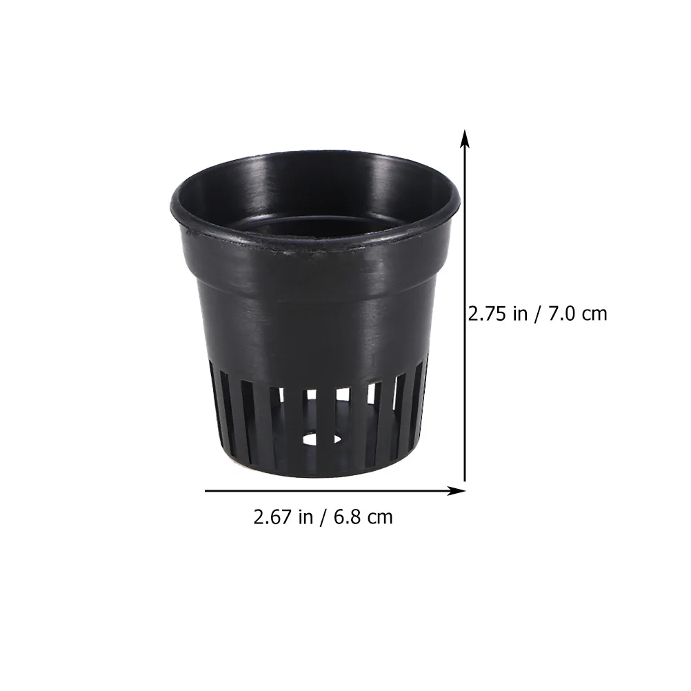 15pcs Planting Basket Slotted Plastic Pot For Hydroponics Nursery Bucket Garden Containers Net Cups With Drainage Holes Root