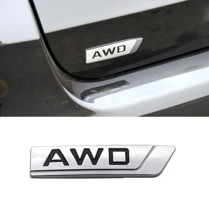 AWD Car Body Badge Rear Trunk Emblem Sticker for Geely Emgrand Coolray GX3 Vision MK MR LC Haoqing SC6 SC3 SX7 GX7 Azkarra