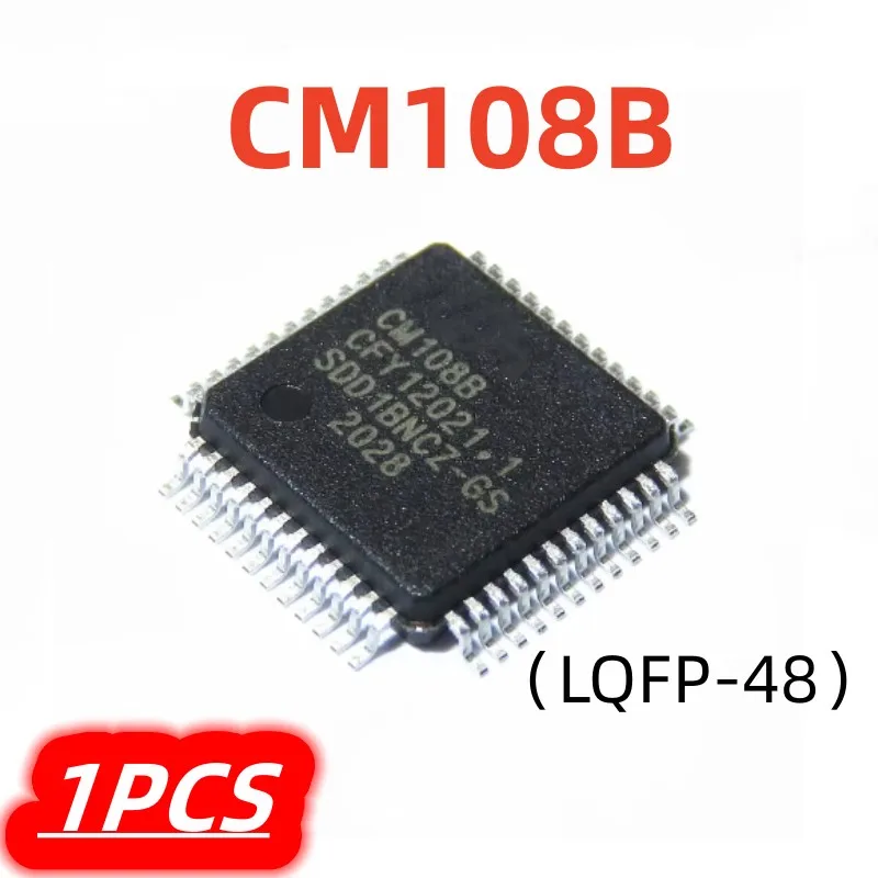 1Pcs/lot New CM108 CM108B LQFP48 USB Decoding chip USB Audio USB sound card original decoding chip electronic components